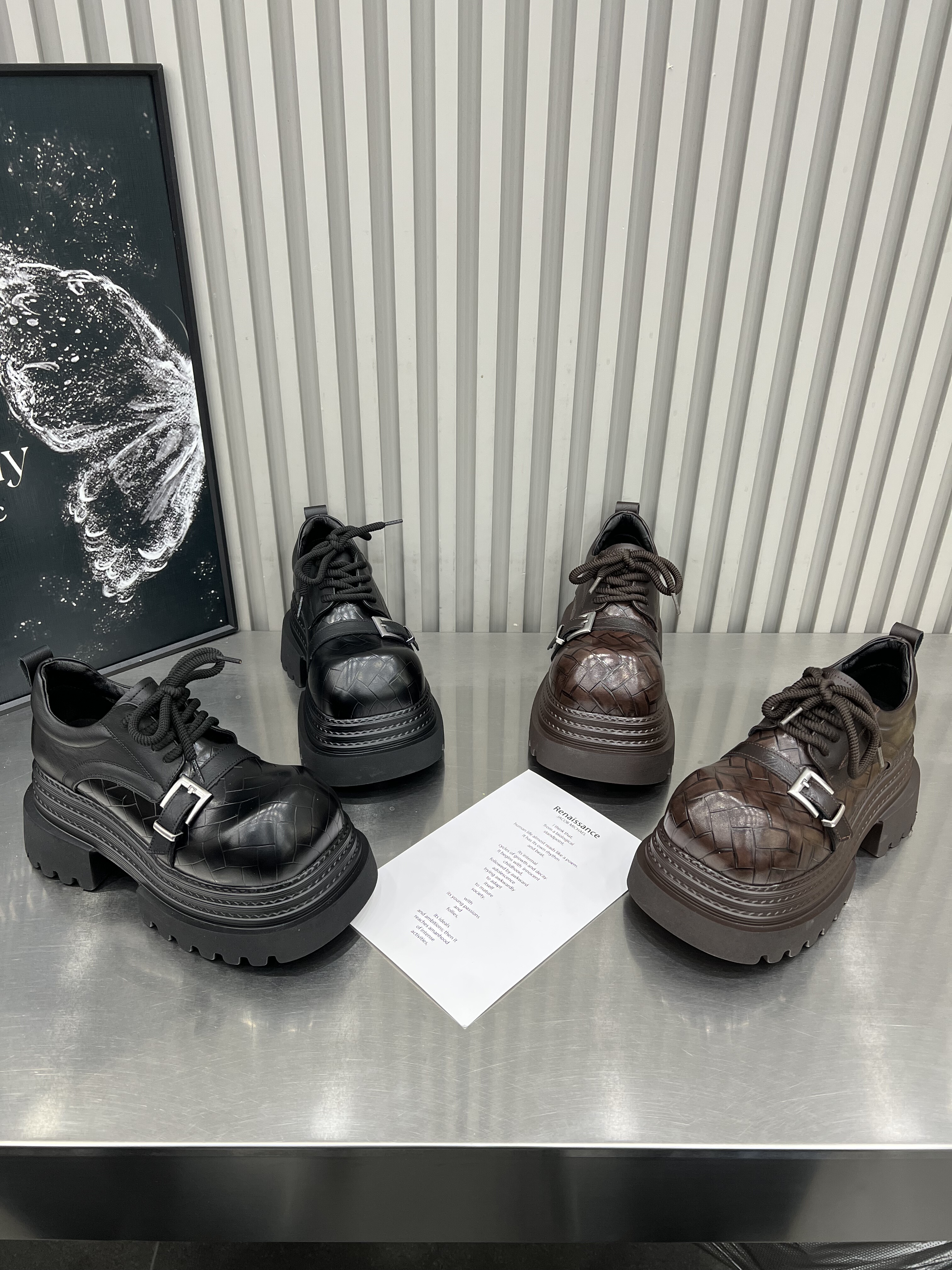 欧货真皮厚底增高乐福鞋女2025冬季英伦风小皮鞋百搭松糕底休闲鞋