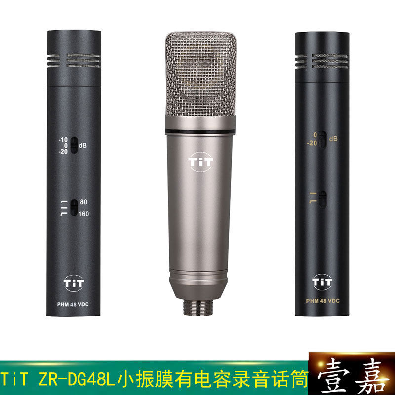 TiT ZR-DG48L专业录音小振膜配音录书电容心形指向乐器录音棚话筒