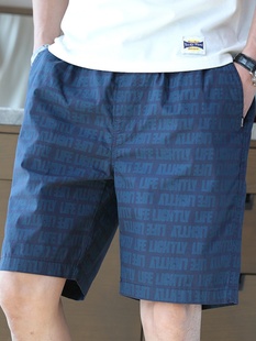 男士 夏季 超薄款 子 高端品牌休闲短裤 宽松运动外穿中裤 男生五5分裤