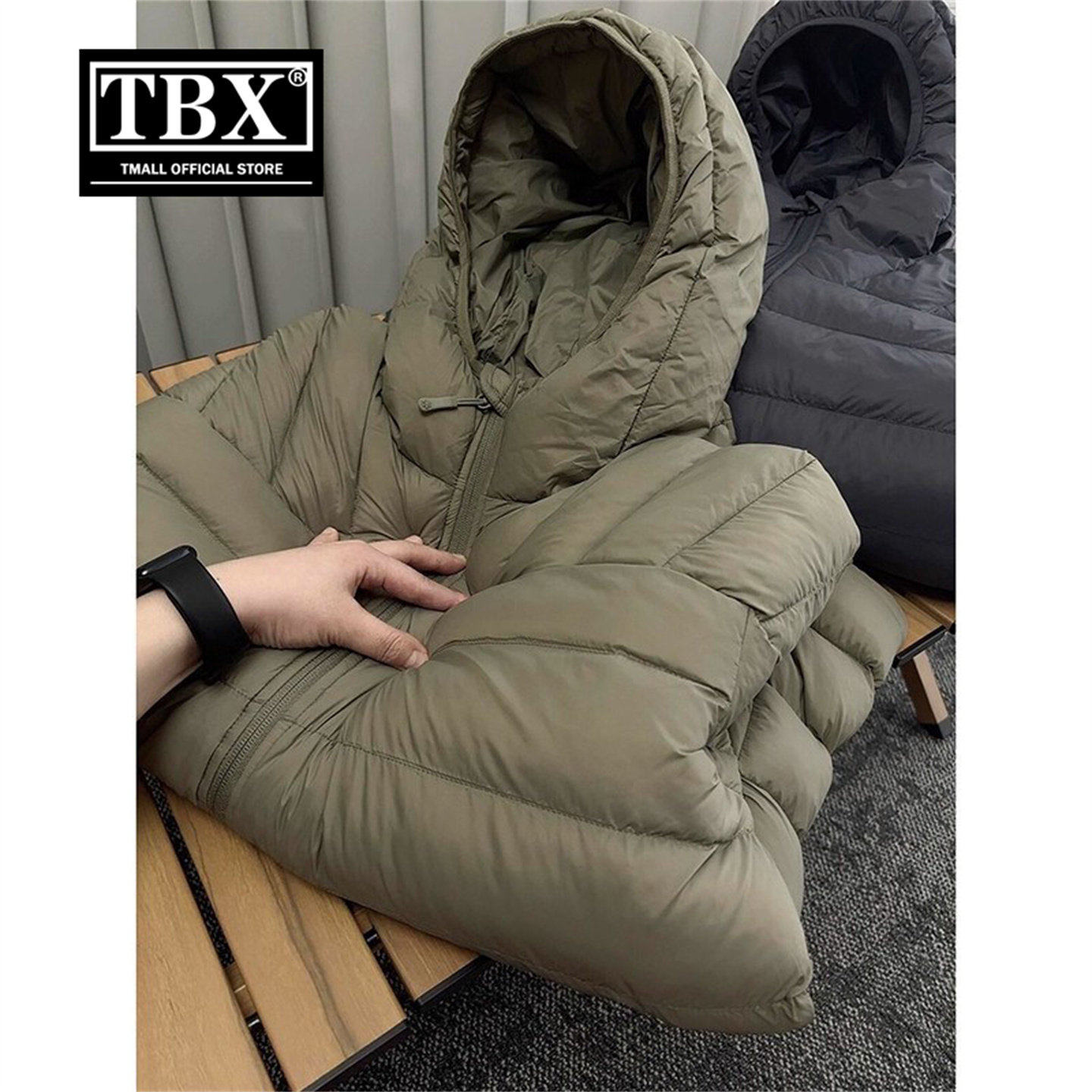 高端排骨连帽棉服外套男士2026新款冬季保暖轻量化棉衣男款秋冬装,男装,棉衣,淘宝优惠券,粉丝福利购,淘宝优惠卷