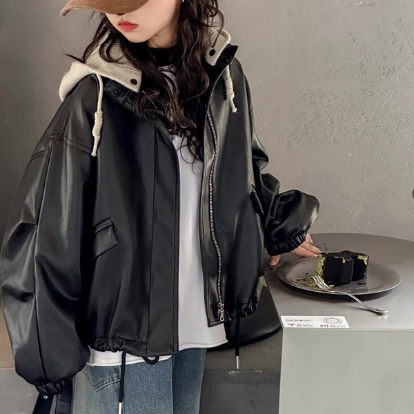 女童外套秋装2025新款今年流行爆款儿童皮衣超好看大童秋冬款上衣