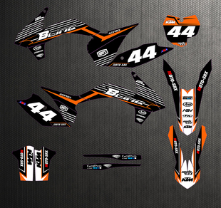 11 12 13 14 15 16年KTM250 300 350EXC SXF越野贴花贴膜车贴画款