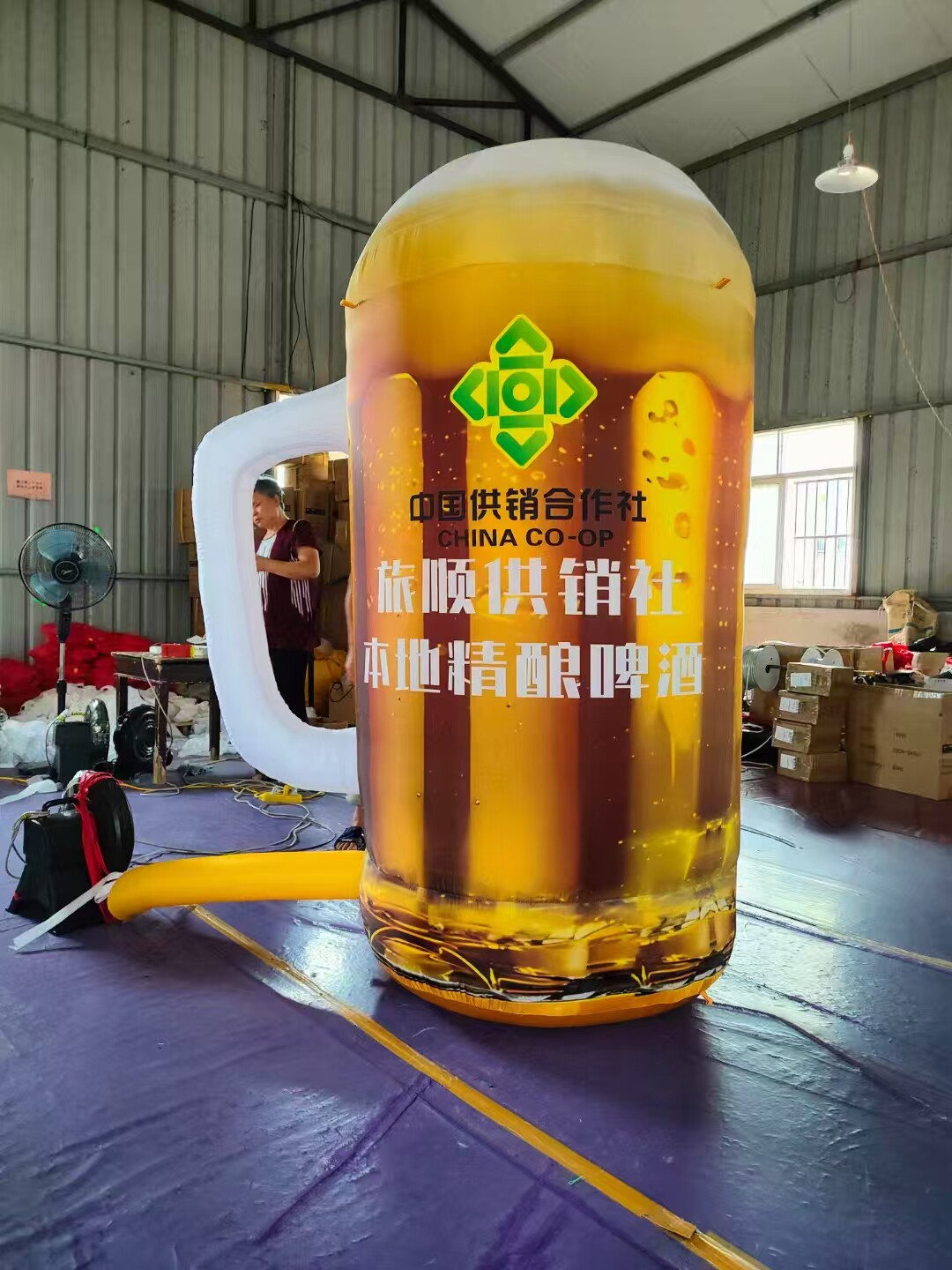 充气大型啤酒饮料瓶白酒可乐雪碧充气用品