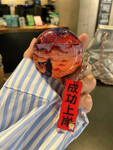 适用华为freebuds5保护套freebudspro3/pro4保护壳freebuds6i耳机套4/4e代freebuds5i油画软壳SE3男款挂件潮