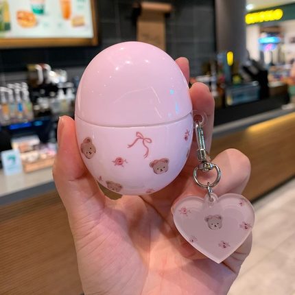 适用华为freebuds6保护套freebudspro4日韩freebuds5高级感4/4e硅胶se3不掉盖freeclip2耳机套7i可爱卡通挂件