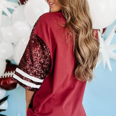 uniforms team sequined tops womens jerseys rugby