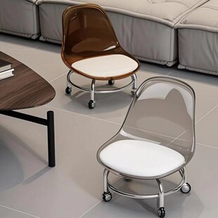 日本静音万向轮简约现代矮凳儿童学步凳美缝家用新款椅子带娃神器