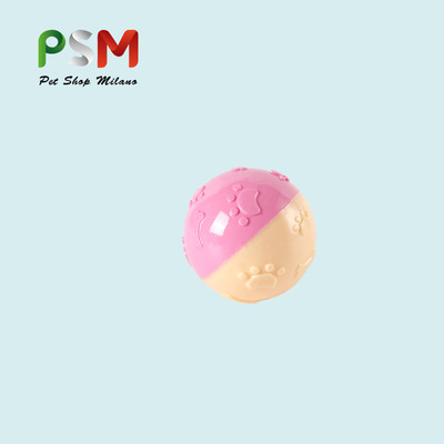 PSM狗玩具 宠物发声网球橡胶玩具 磨牙洁齿互动训练网球 厂家直销