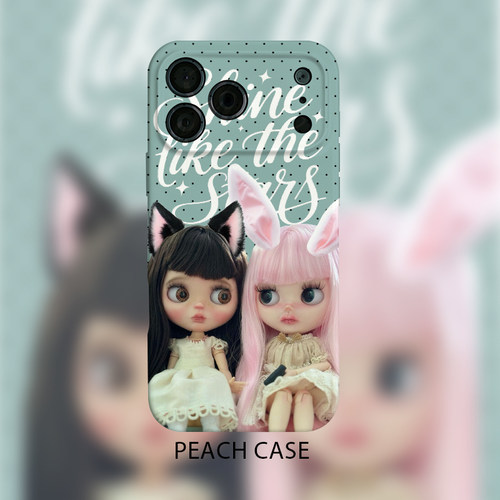 小布Blythe娃娃猫兔塑可爱萌系适用苹果17promax16手机壳iPhone151413/12华为荣耀OPPO小米红米vivo一加真我