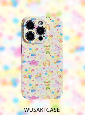 花小兔冷门IP三丽鸥可爱小众适用苹果16promax/15手机壳iPhone14/13/12/11OPPO小米红米vivo一加真我