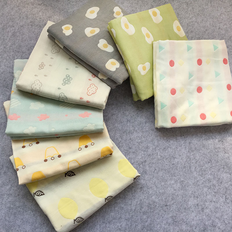 [清仓]夏季薄款宝宝三层纯棉纱布新生儿纱布浴巾婴儿盖被垫巾