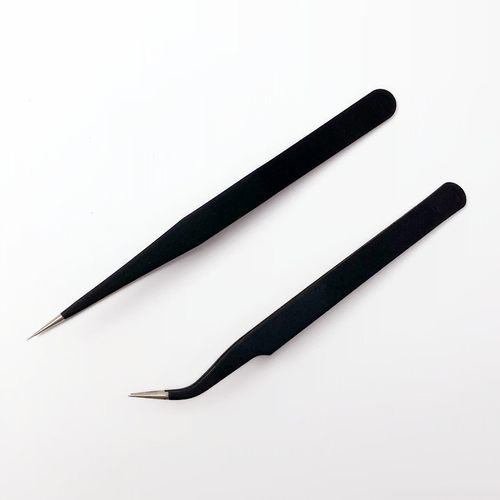 缝纫机拷边机穿线不锈钢尖头镊子