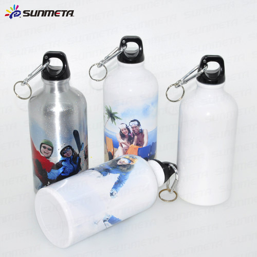热转印空白耗材批发运动水壶DIY个性定制照片铝壶带涂层厂家直销
