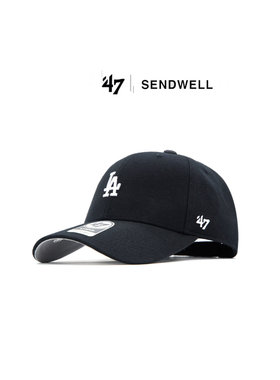 47brand小标硬顶LA咖啡色棒球帽复古美式男女NY显脸小情侣鸭舌帽