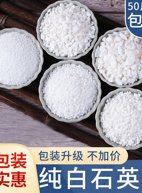 50斤纯白石英砂颗粒细沙白色砂子枯山水庭院造景酒店烟灰缸游乐场