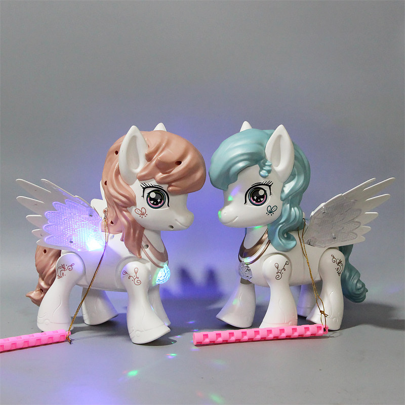 2026生肖马年儿童行走手提发光玩具新年中秋元宵节花灯笼发声发光