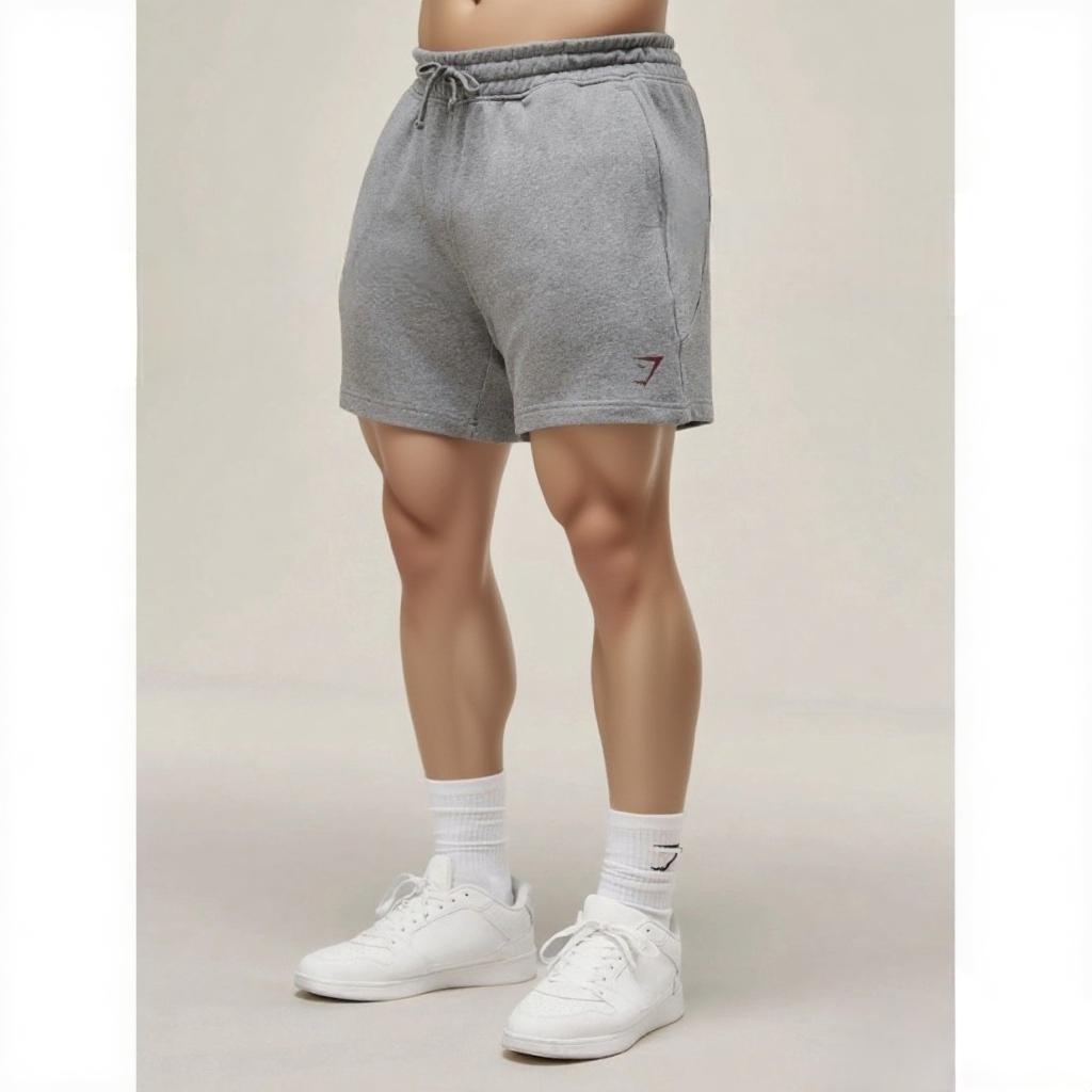 美式鲨鱼GYMSHARK重磅男士宽松百搭弹力运动健身户外跑步五分短裤