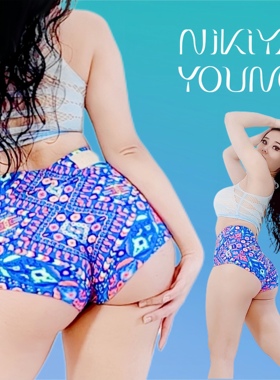 NIKIYAYOUNG【Twerk Pro】电臀短裤 民族风钢管舞Heels Dancehall