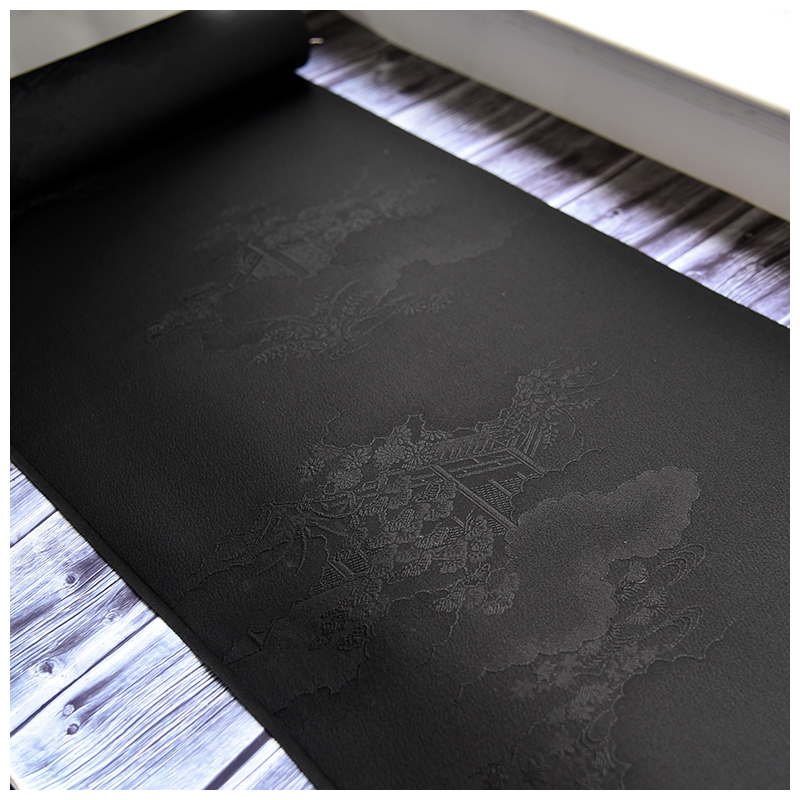 【合集】进口中古正绢真丝黑提花小纹反物布口金荷包零料汉服旗袍