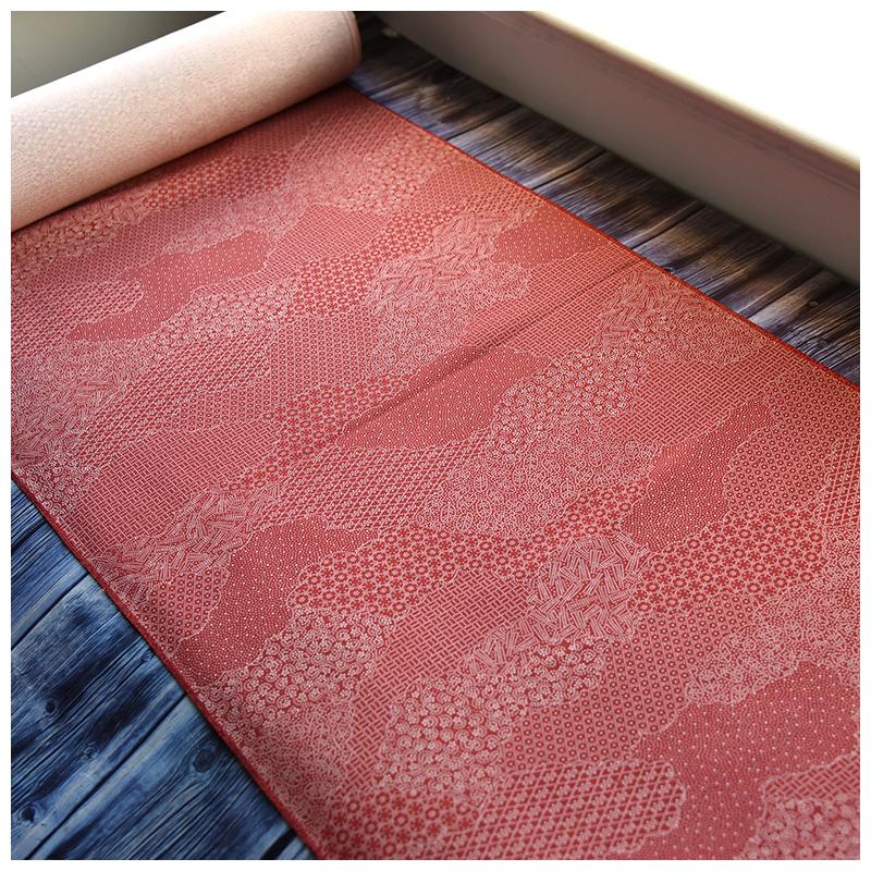 正绢真丝日式旗袍零裁江户小纹