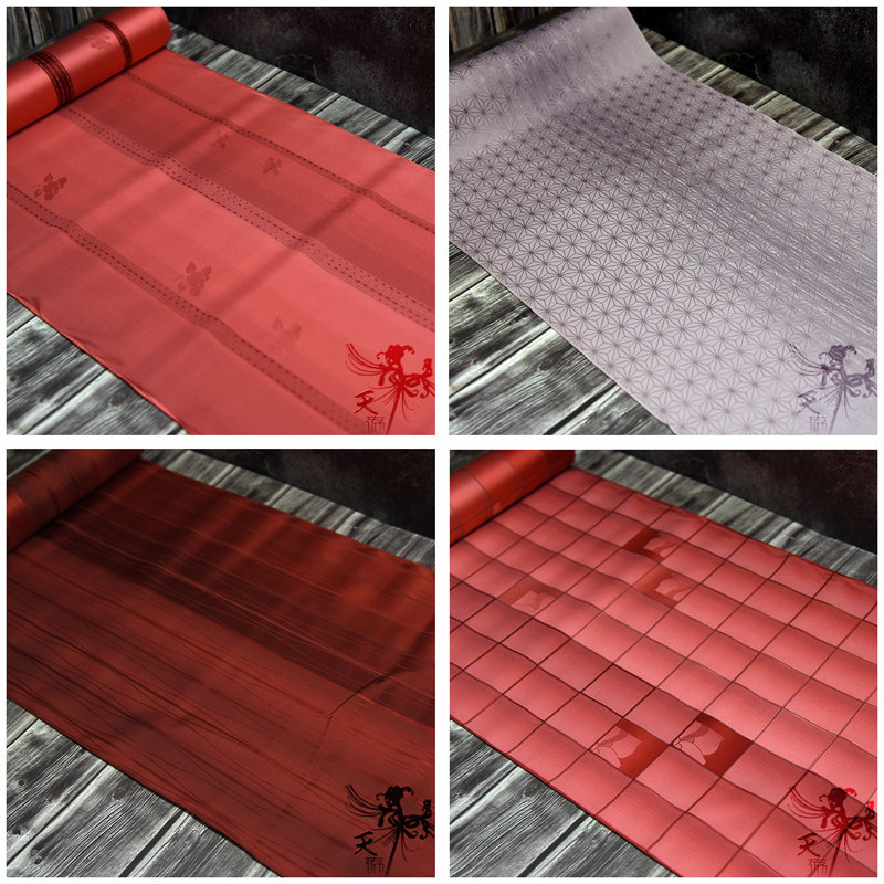 日本正绢西阵织防水汉服娃衣布料