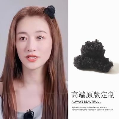 李小冉一路繁花同款毛绒小抓夹女2025新款秋冬小号毛毛刘海夹发夹