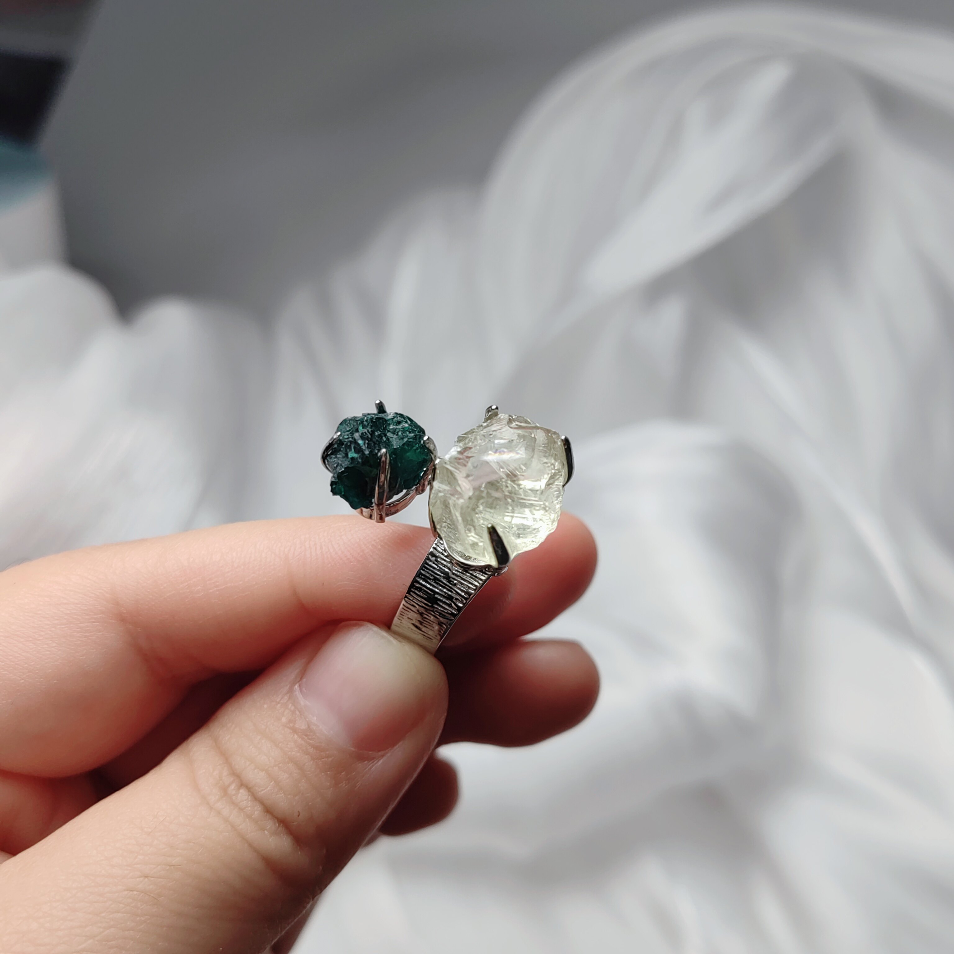 耳语象限原创设计水晶戒指女小众高级感轻奢气质百搭时尚个性指环