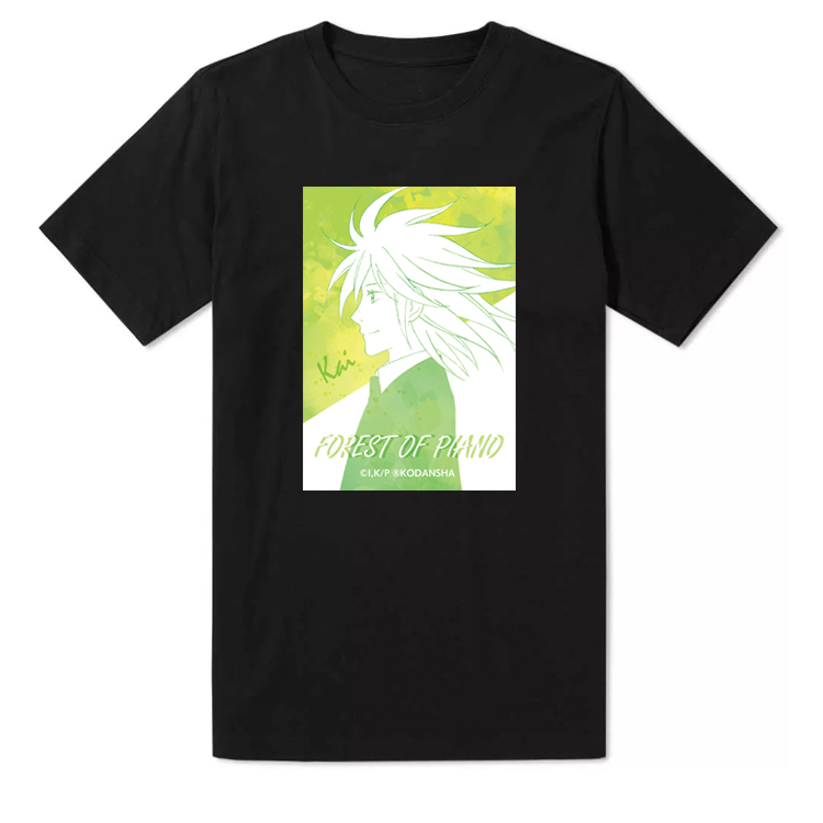 钢琴之森 宫下藤花Piano Forest动漫周边短袖纯棉日系T恤