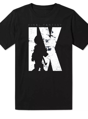 系列动漫 最终幻想INAL FANTASY FF14 重磅纯棉男女款短袖T恤衣服
