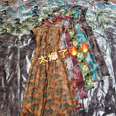 夏上新！新中式改良旗袍长款显瘦气质连衣裙