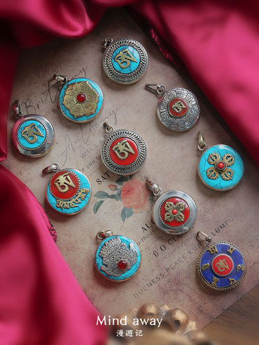 漫游记情侣嘎乌盒吊坠项链