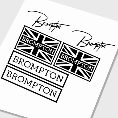 单车贴纸折叠小布brompton