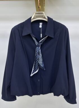 8809专柜正品新款秋季女装时尚宽松休闲遮肚显瘦妈妈装打底上衣09