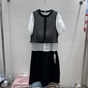 鑫依秀2609专柜正品新款夏季女装时尚短袖上衣+裤子妈妈装两件套