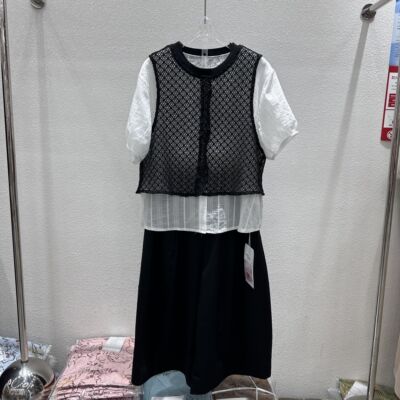 鑫依秀2609专柜正品新款夏季女装时尚短袖上衣+裤子妈妈装两件套