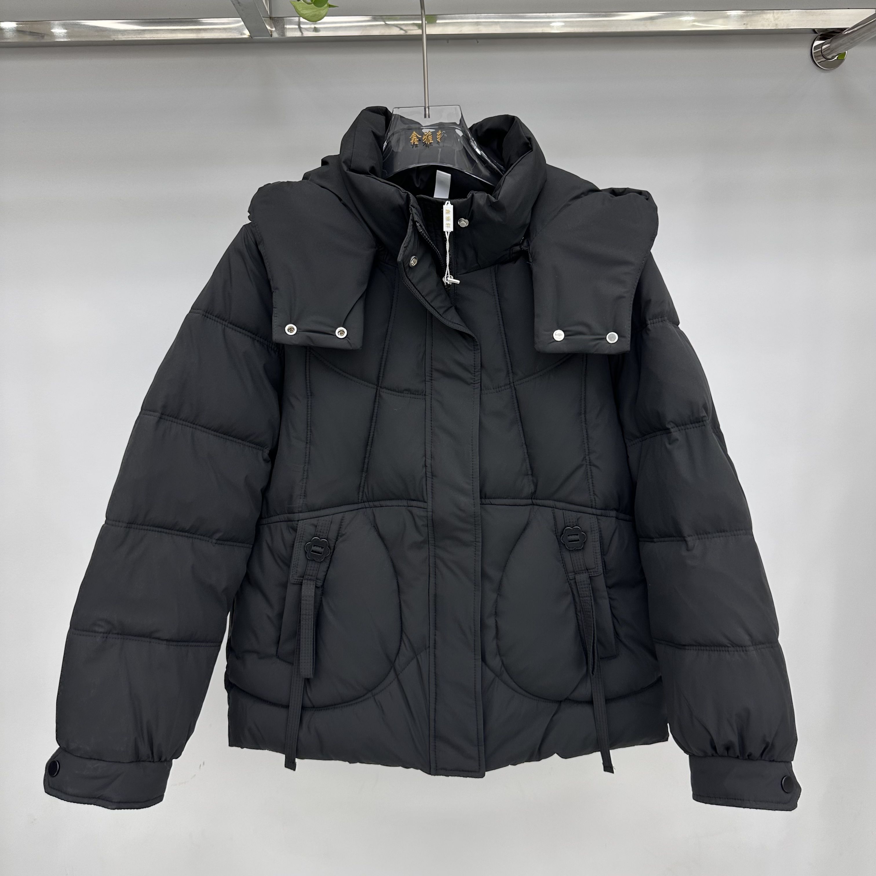 812专柜正品新款冬季女装时尚连帽大码妈妈装保暖显瘦棉衣棉袄12