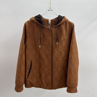 女装 时尚 连帽大码 808专柜正品 显瘦夹克衫 春季 妈妈装 短外套08 新款