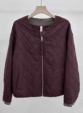 25-05专柜正品新款春季女装时尚大码妈妈装打底显瘦短外套女05