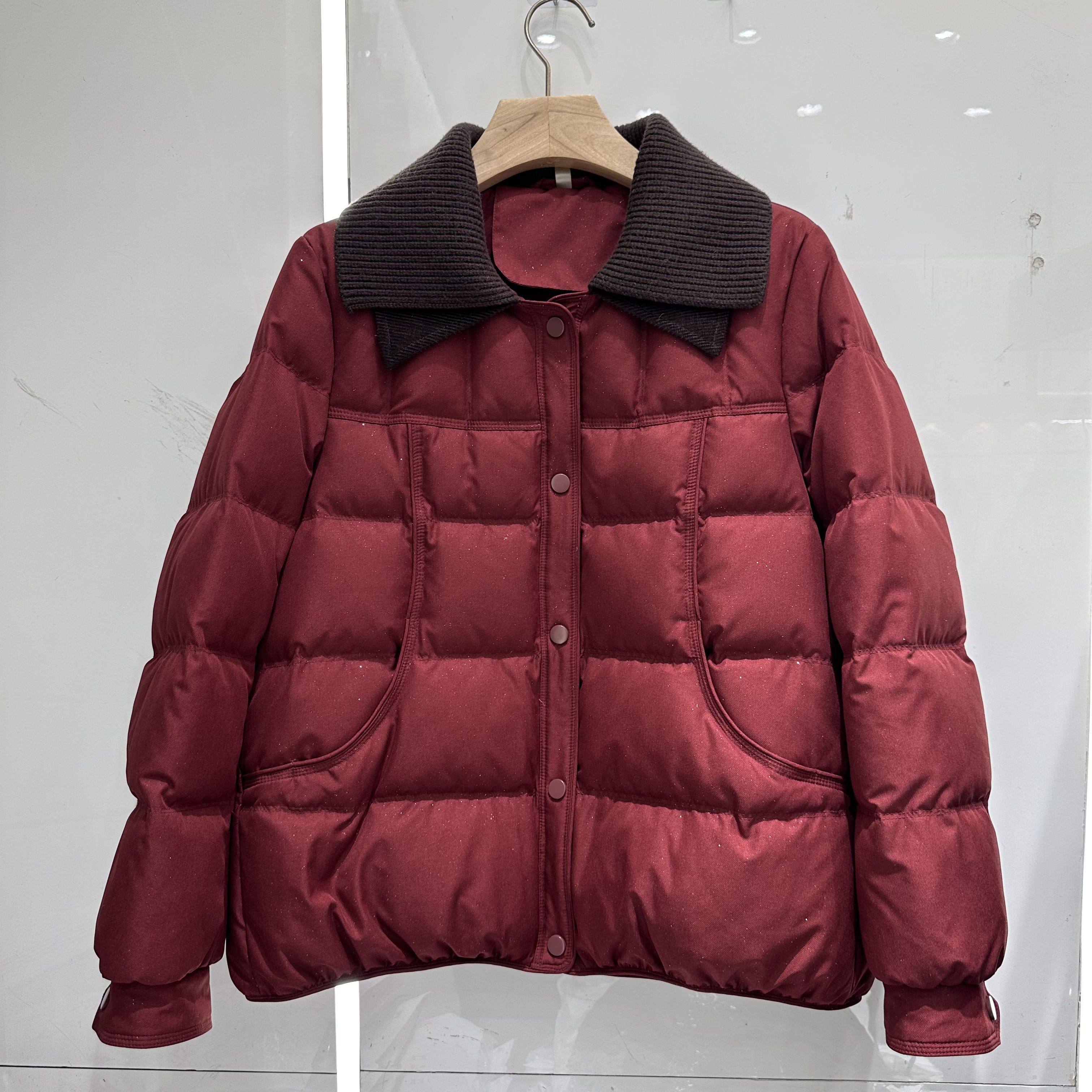 凯依娜2025B-27专柜正品新款冬季女装亮闪闪面料白鸭绒羽绒服AA
