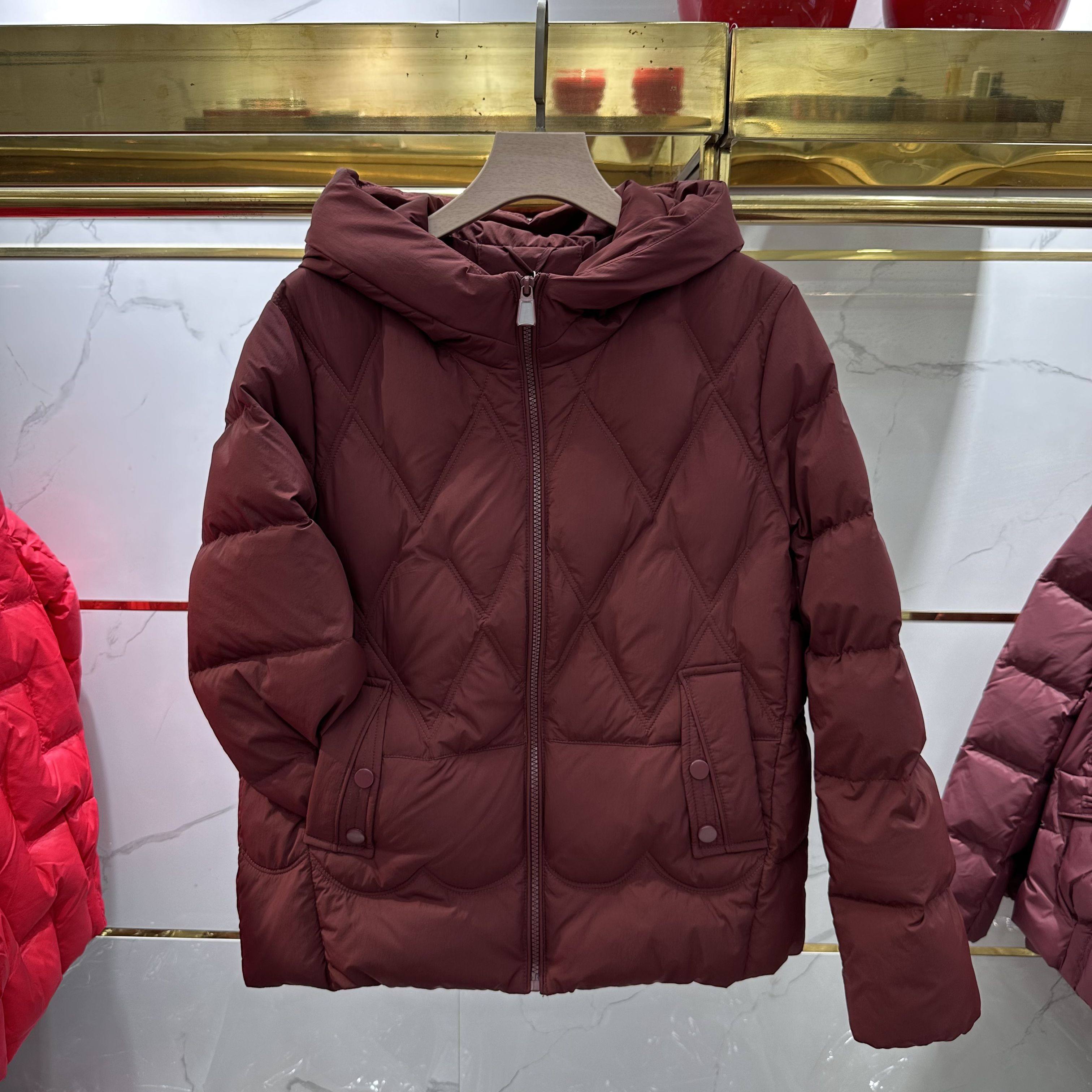 9828新款时尚立领白鸭绒羽绒服