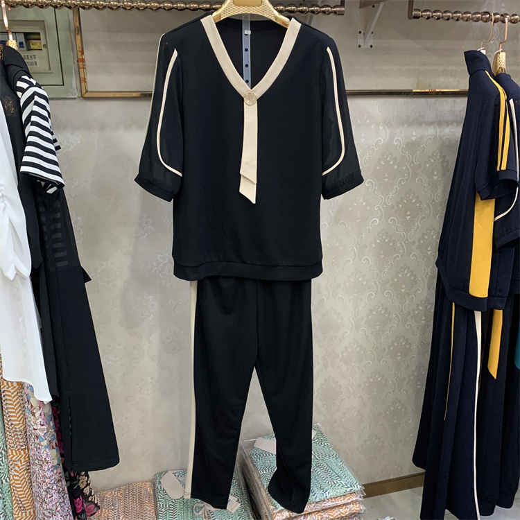 鑫雅轩21 25专柜正品新款夏季女装时尚冰丝针织两件套套装女25 鑫雅轩21 25专柜正品新款夏季女装时尚冰丝针织两件套套装女25