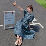 14号出盐缩全棉碎花品质高撞色包边连衣裙266-6672-P105K158，女装连衣裙，浙宝266