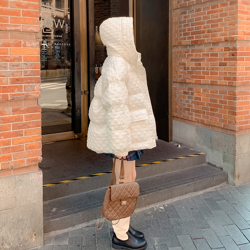 大货已出新款浮雕泡泡棋盘格连帽短棉衣266-2292,女装棉衣/棉服,浙宝266