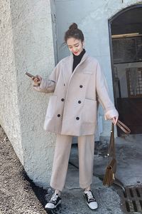 现货 数据好  利润100+  三色毛呢套装（夹棉）266-667-P160控258图片
