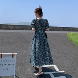 14号出盐缩全棉碎花品质高撞色包边连衣裙266-6672-P105K158，女装连衣裙，浙宝266