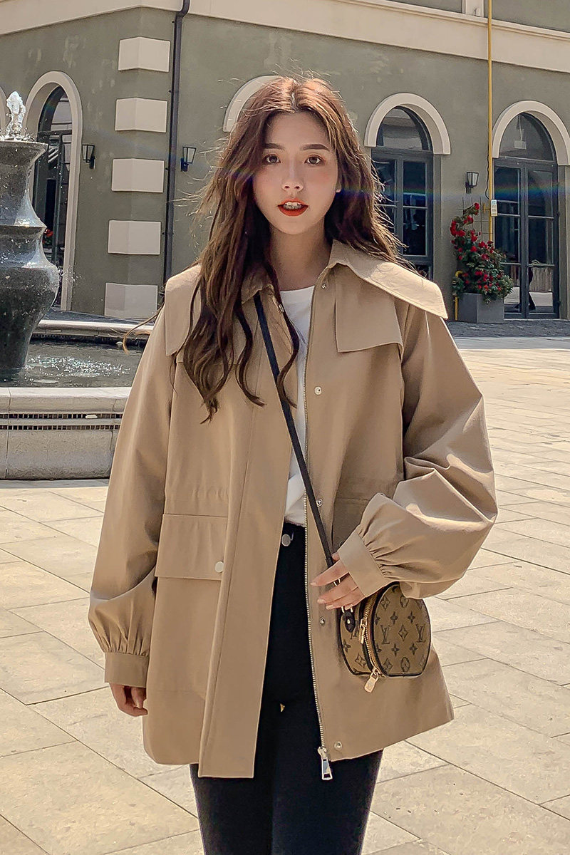 新款不断持续上新秋装新款收腰短外套266-2201-P100控158,女装短外套,浙宝266