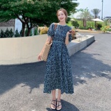 现货盐缩全棉碎花品质高数据好转化高266-6672-P105K158，女装连衣裙，浙宝266