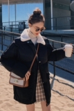 现货（利润100+，适合主推）四色兔毛领子棉衣266-333-P120K218，女装棉衣/棉服，浙宝266