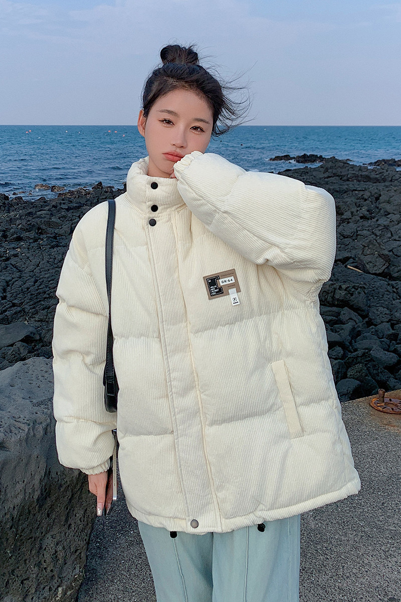 大货已出主推新款灯芯绒贴标棉衣266-2378-P145K218,女装棉衣/棉服,浙宝266