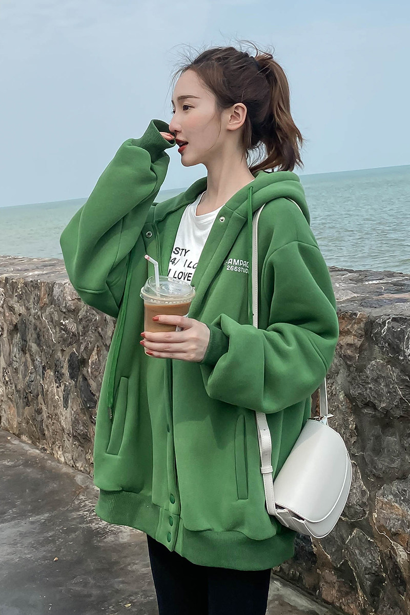 不断货售卖长动销款有利润三色连帽拉链卫衣266-2001-P80控138,女装卫衣/绒衫,浙宝266